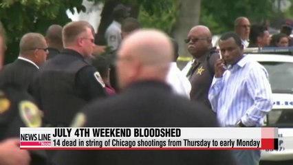 14 dead in string of July 4th weekend shootings