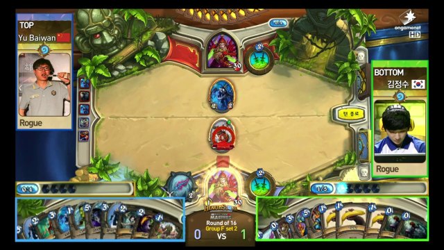 [VOD] OGN HEARTHSTONE KR-CN MASTERS 2014 Week 3-1