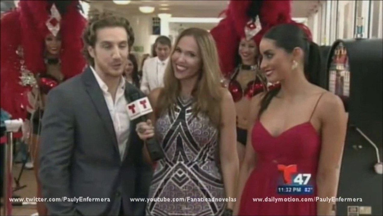 Entrevista a Paola Nuñez y Eugenio Siller Noticiero Telemundo - Reina de Corazones By @PaulyEnfermera