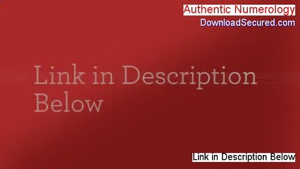 Authentic Numerology Download [Risk Free Download 2014]