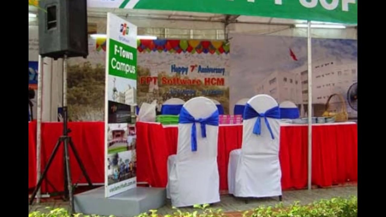 Cho thuê gian hàng hội chợ triễn lãm, gian hàng tiêu chuẩn 3m x 3m