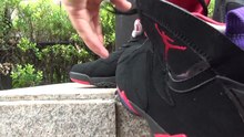 Air Jordan 7 (VII) Retro – Black / Dark Charcoal – True Red