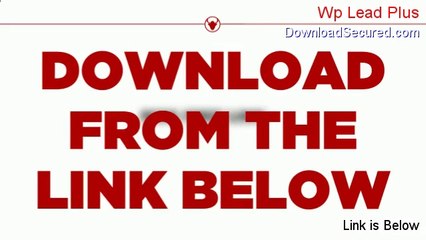 Wp Lead Plus Reviewed (Video Review 2014)