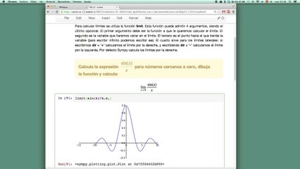 10 Python y Matemáticas. Límites