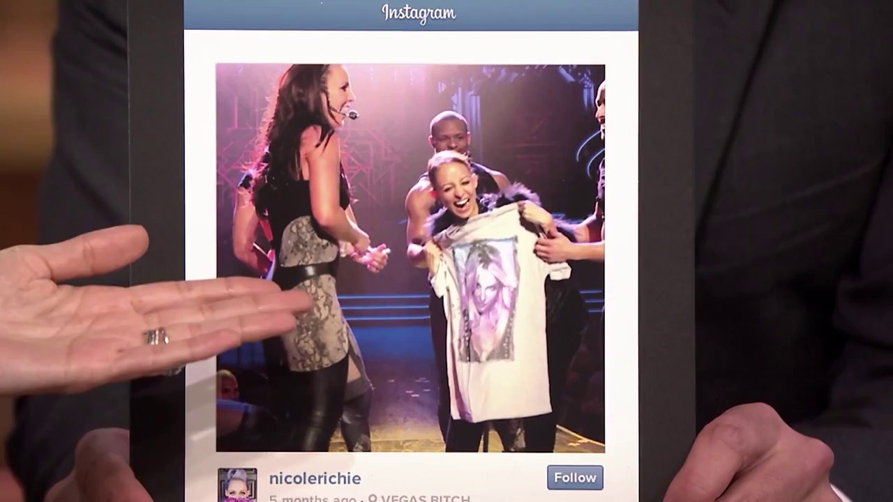 Nicole Richie Got Spanked by Britney Spears at a Concert