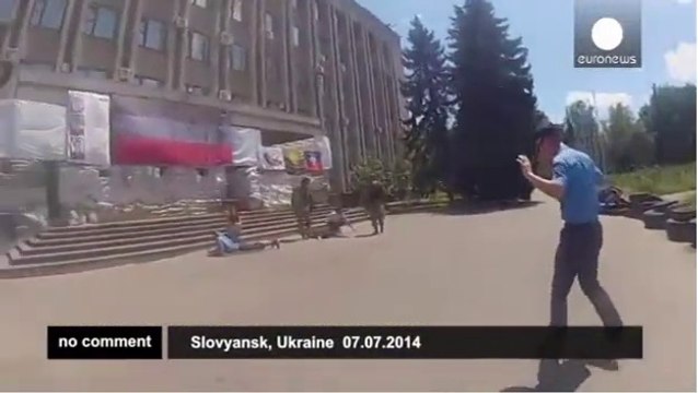 Освобождение Славянска и ментовские позы в Украине, июль, 2014, Славянск