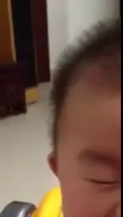 Look it on this baby what a face expression