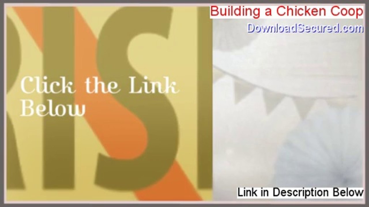 Building a Chicken Coop PDF Download (Download Now 2014)