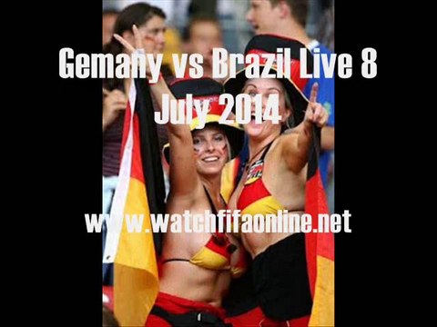 stream FIFA WC 2014 Semifinal football Germany vs Brazil