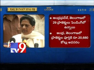 Mayawati attacks Sadananda Gowda over high-speed trains
