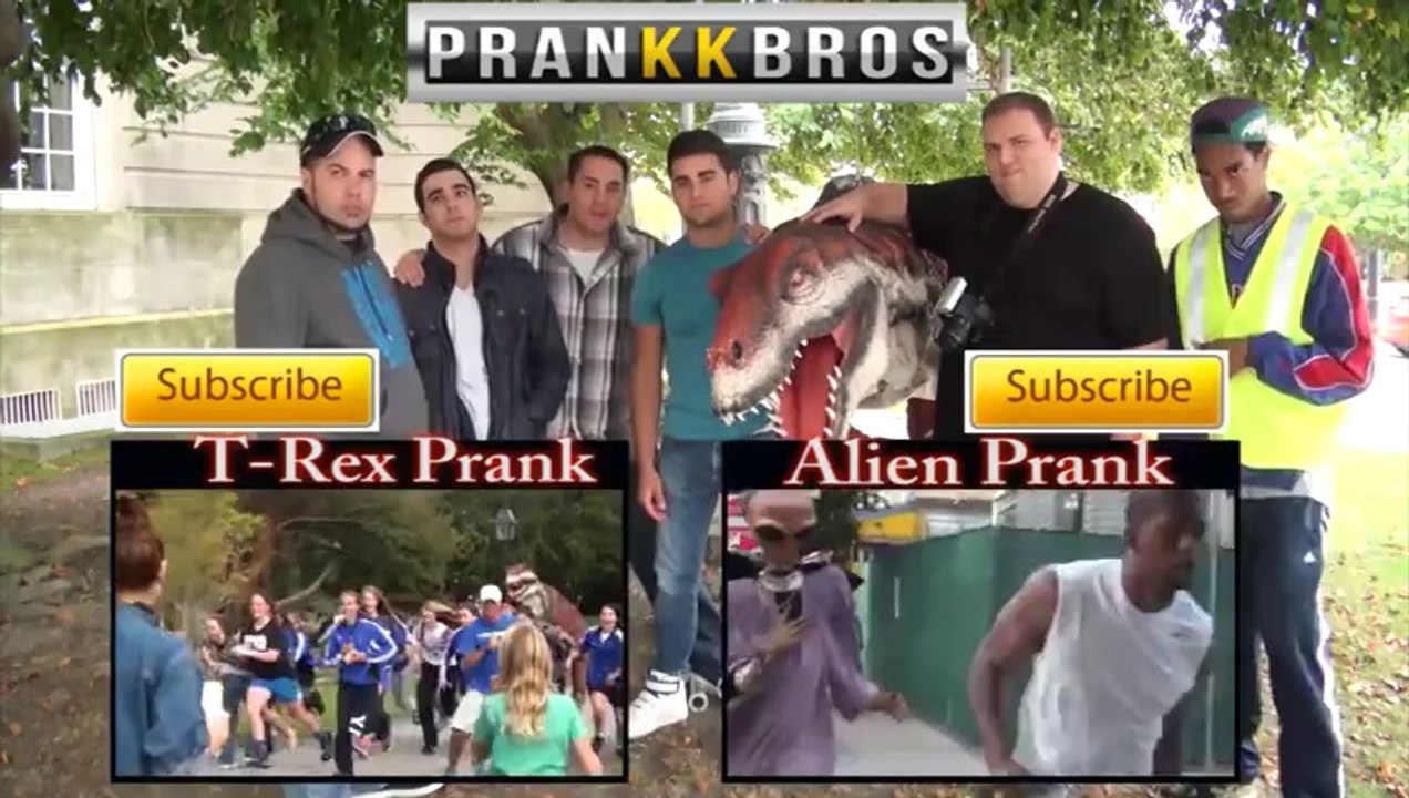 Epic Dinosaur Prank