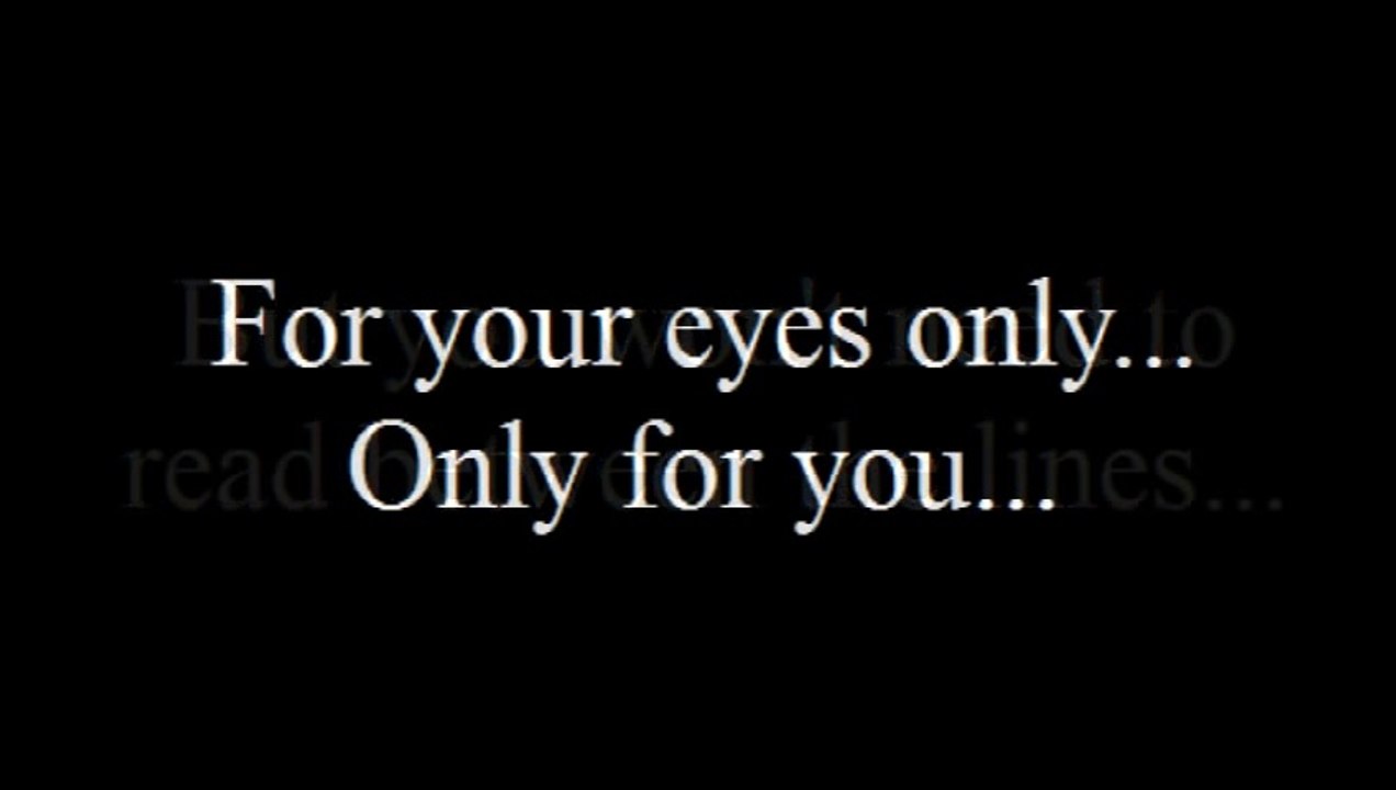 Sheena Easton For Your Eyes Only with Lyrics (James Bond For Your Eyes Only Theme Song)