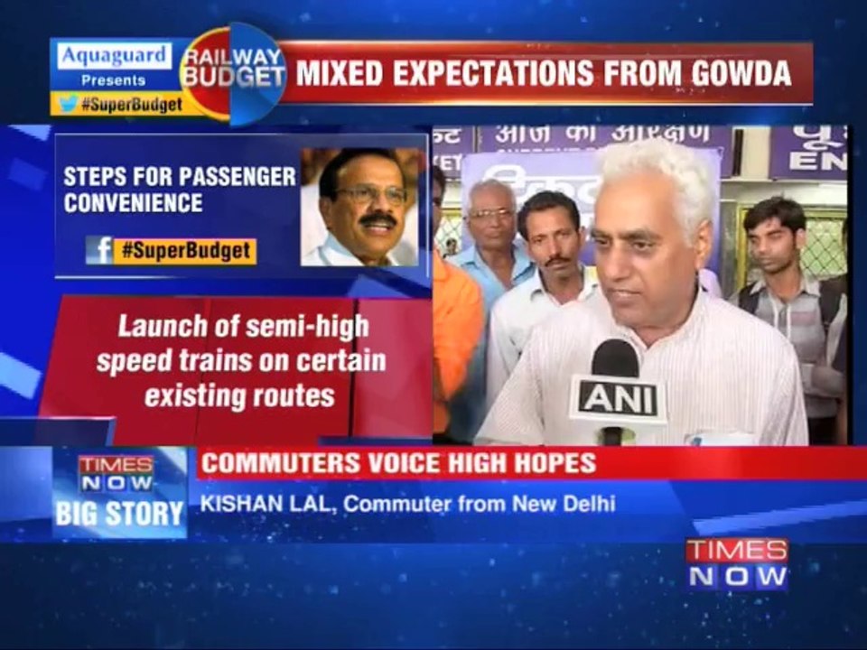 What passengers want from rail budget?