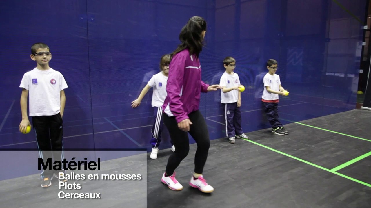 Mini-Squash - Exercice "L'œuf à la Coque"