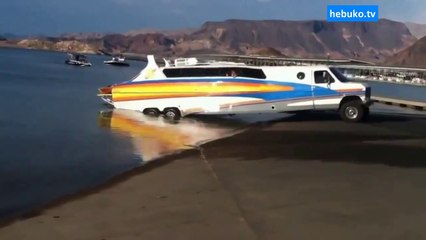 müthiş bir şey bu - yata dönüşen uzun araç!