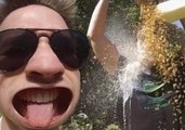 Hilarious GoPro Footage of Man Attempting to Eat and Drink