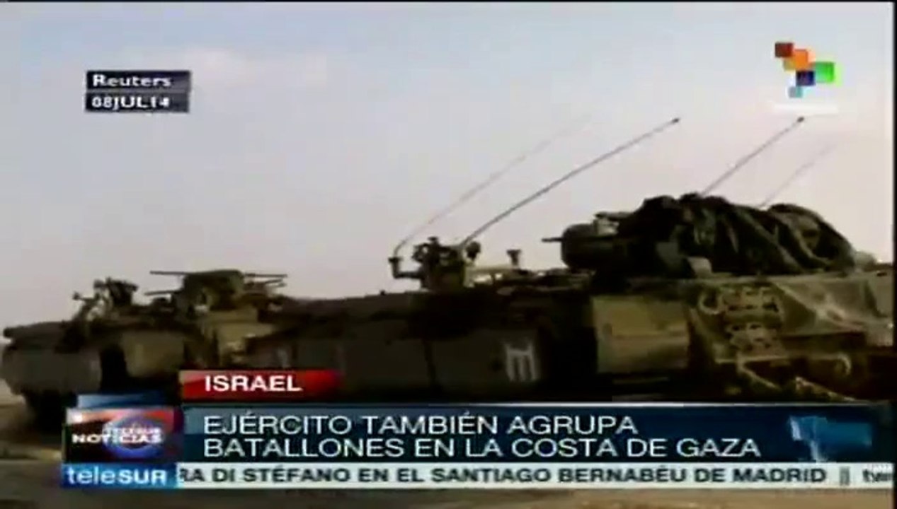 Israel intensifica ataques en contra de Gaza