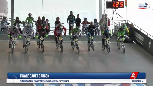 Finale Cadet Garçon Championnat de France BMX Saint-Quentin-En-Yvelines
