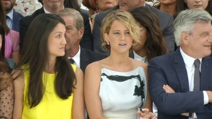Jennifer Lawrence and Emma Watson hit Dior fashion show