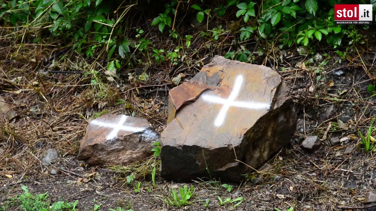 Leichter Steinschlag in Moritzing