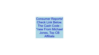 Discount on The Cash Code - *new From Michael Jones, Top CB Affiliate