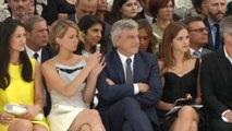 Stars sit front row at time-travelling Paris Dior show