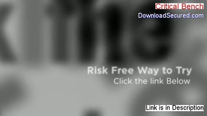 Critical Bench Download PDF - Instant Download [2014]