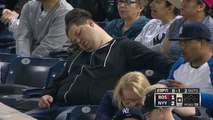 Yankees fan caught sleeping suing ESPN for $10 million