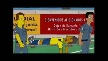 La blessure de Neymar : Les Simpsons avaient tous prédit