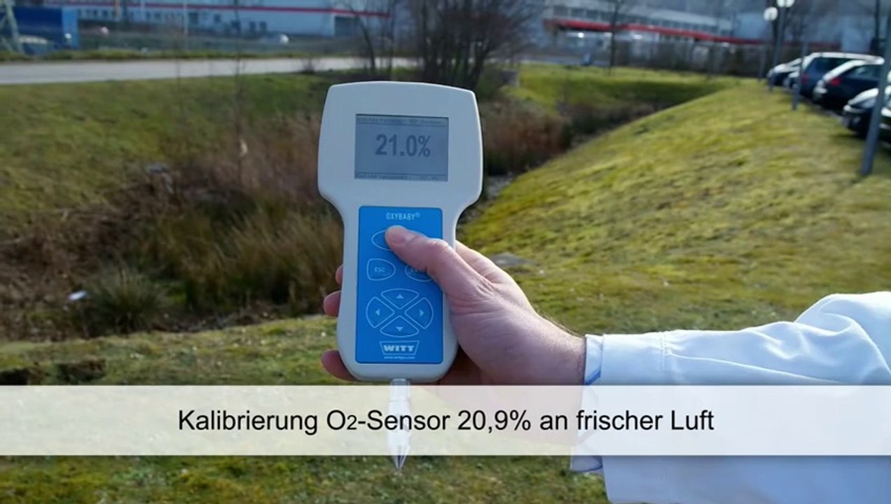 OXYBABY O2 CO2 Gasanalysator Kalibrierung