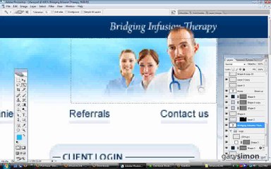 HTML webpage theme layout in adobe photoshop -1