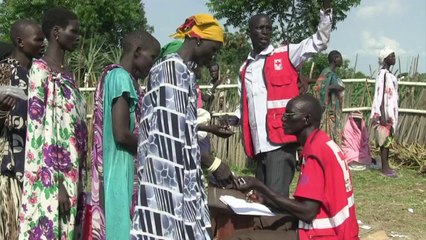 Soudan du Sud: largages aériens de vivres de la Croix-Rouge