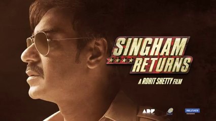 SINGHAM RETURNS | HINDI MOVIE [2014] MOTION POSTER # 2