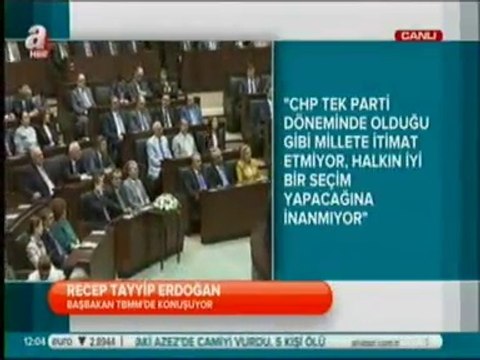 Başbakan Recep Tayyip Erdoğan TBMM'de AK Parti Meclis Grup Toplantısında Konuşma Yapıyor - 08 Temmuz 2014