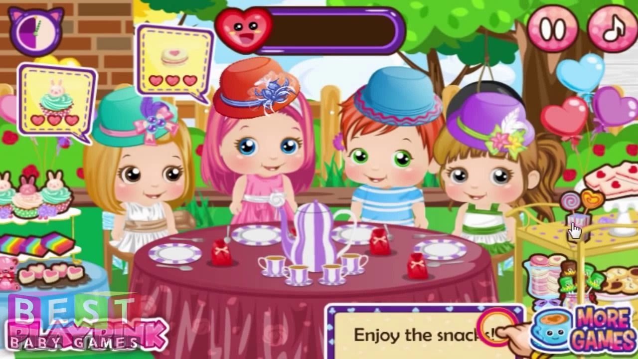 Baby Alice Tea Party Episode Movie - Baby Game for Kids