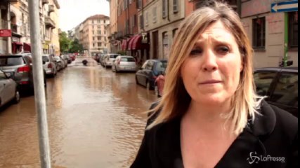 Esonda  Seveso, Milano in tilt.  La testimonianza di una cittadina