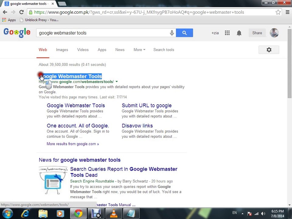 how to add website in webmaster tools