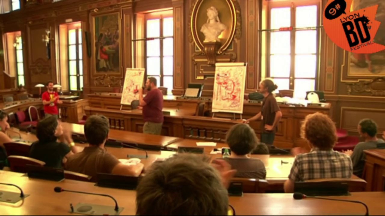 Battle à l'Hôtel de Ville de Lyon (Lyon BD Festival #9)