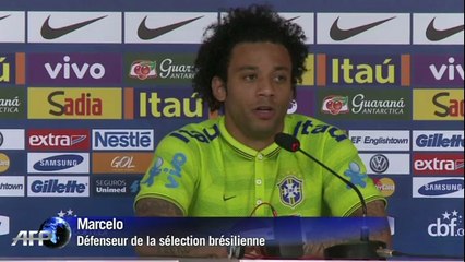 Mondial-2014: l'équipe du Brésil en entraînement