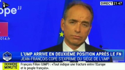 Européennes: Le PS au pouvoir gonfle les scores du FN selon Jean-François Copé