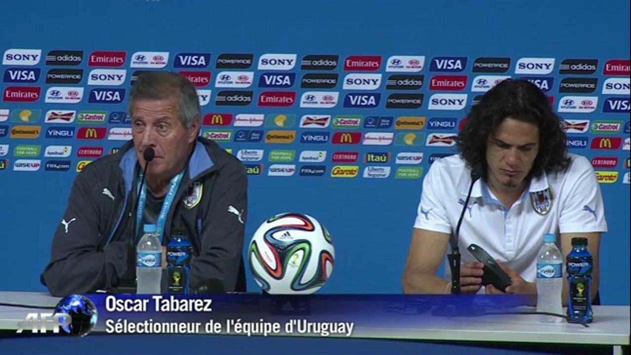 Mondial 2014: l'Uruguay se prépare à affronter l'Angleterre