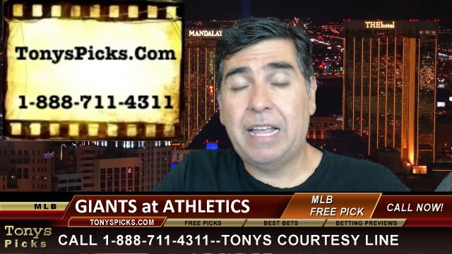 MLB Pick Oakland Athletics vs. San Francisco Giants Odds Prediction Preview 7-8-2014