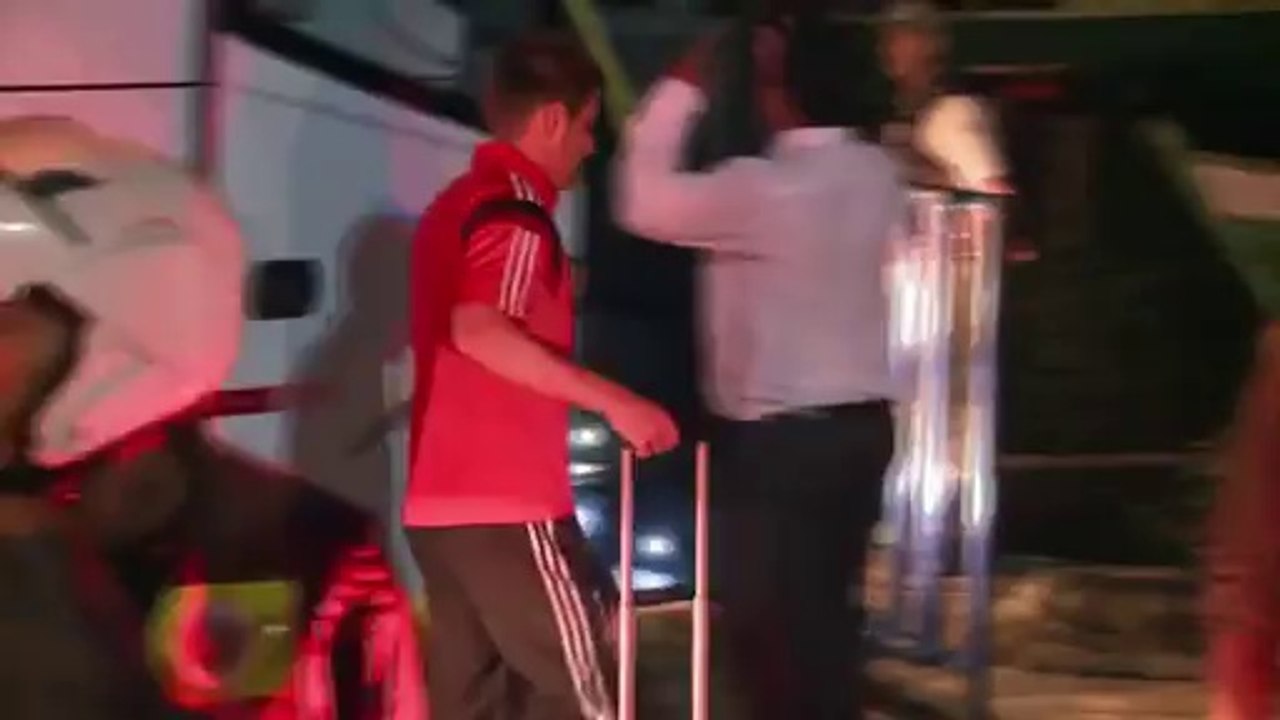 Coupe du monde: l'équipe d'Allemagne acclamée par les supporters