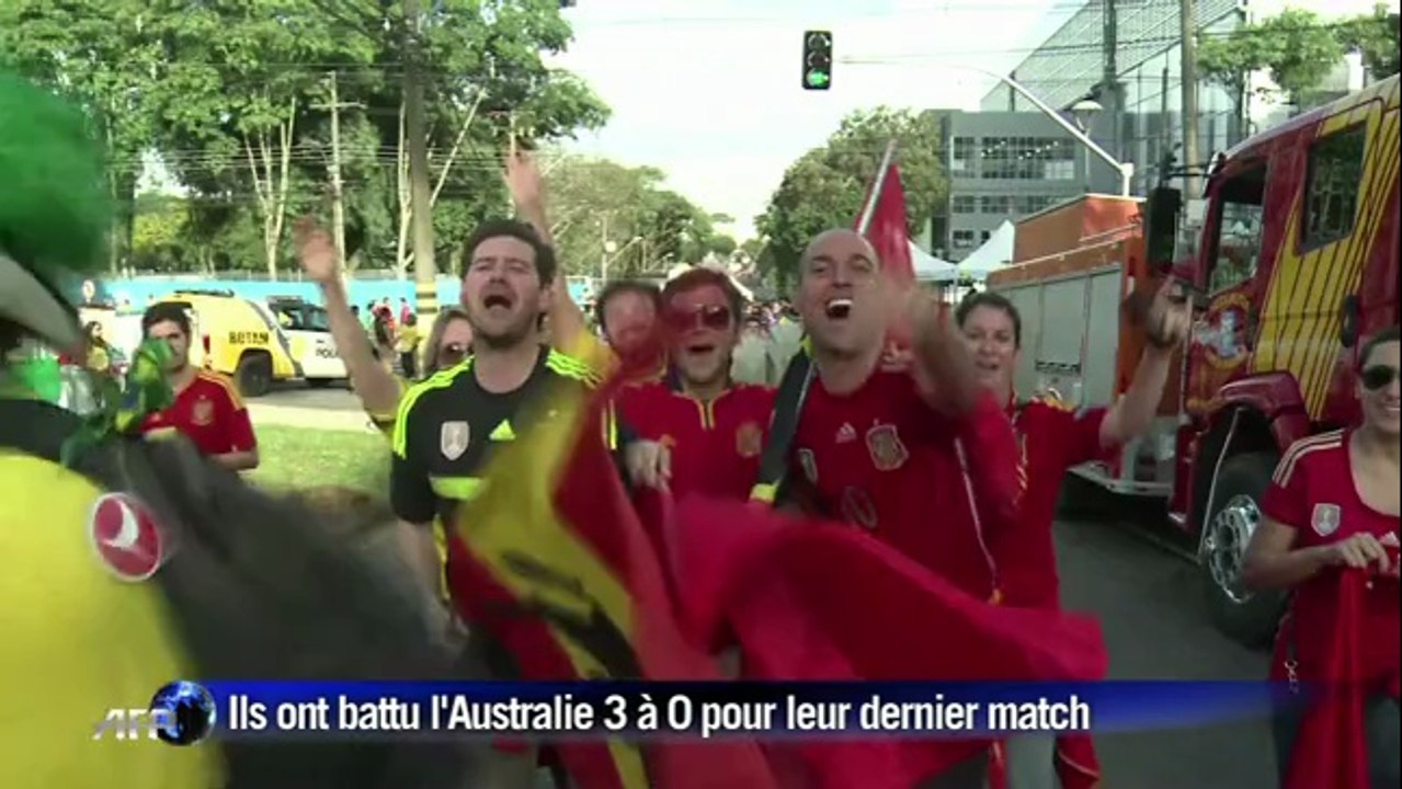 Coupe du monde: l'Espagne sauve l'honneur en battant l'Australie à 3-0