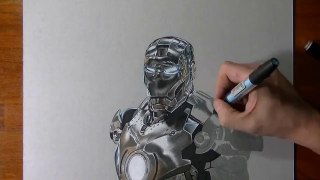 Aşırı Gerçekçi Iron Man Çizimi
