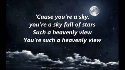coldplay a sky full of stars lyrics