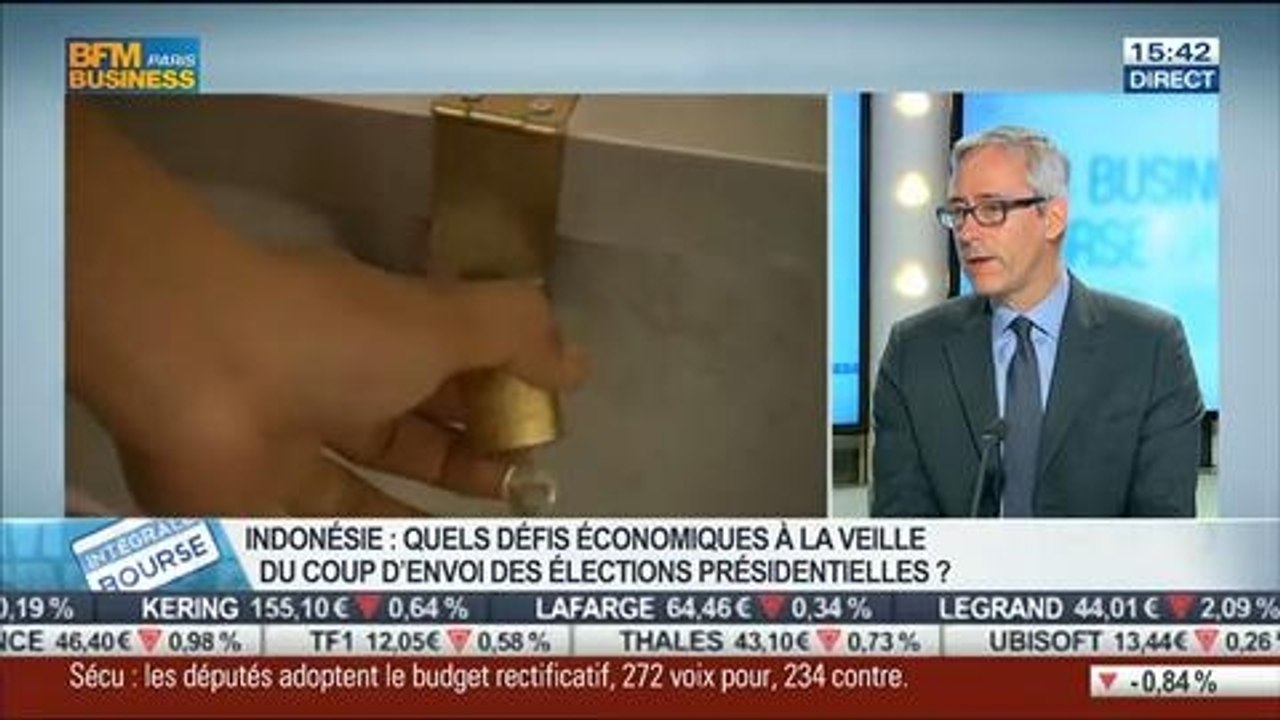 Marchés émergents: "Au niveau économique, il y a des nouvelles qui commencent à être meilleur": Bruno Vanier, dans Intégrale Bourse – 08/07