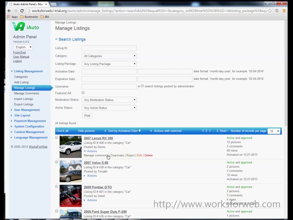 WorksForWeb PHP Scripts Tutorial. Admin Panel Part 1.