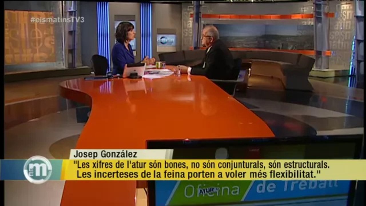 TV3 - Els Matins - Josep González: "A Catalunya hi ha una solidaritat que s'hauria de revisar"