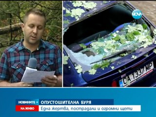 Опустошителната буря в София уби човек Ураганен вятър и силен град с големината на яйце удариха столицата в късния следобед